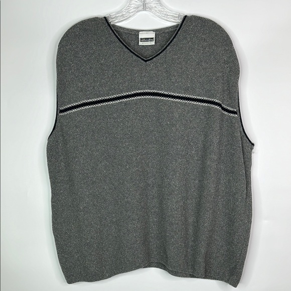 Vintage Xhilairation Grey Sweater Vest Plus Size 2X 90s Y2K - Picture 1 of 8